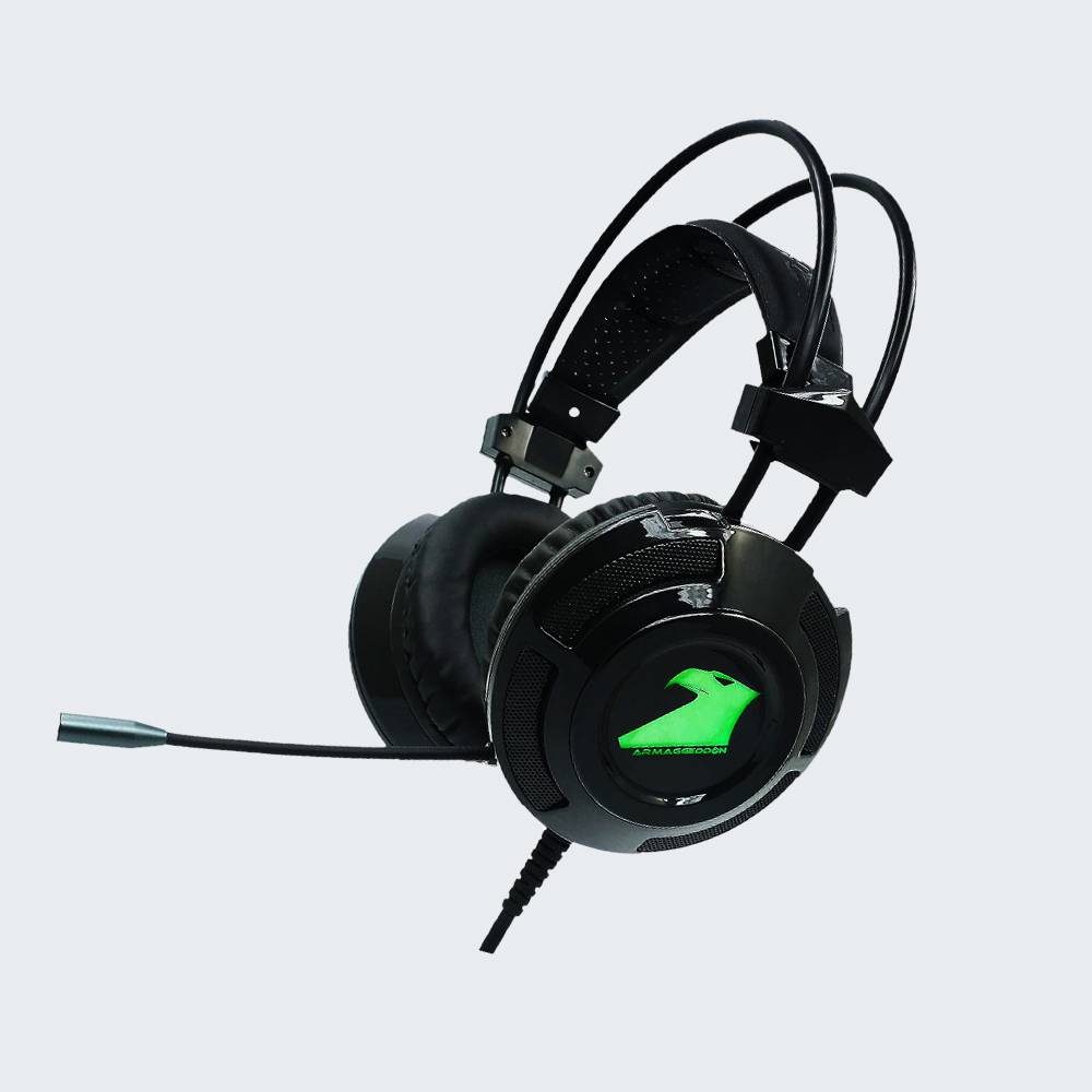 Armaggeddon Nuke 9 Gaming Headphones with Mic (7.1 Surround) Free USB Hub