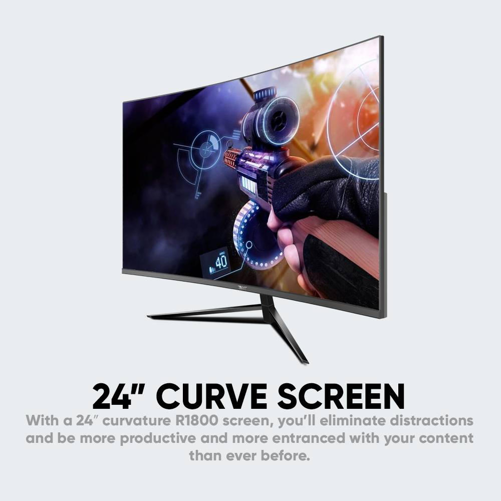Armaggeddon Pixxel+ Xtreme XC24HD SUPER Curve Gaming Monitor 165Hz
