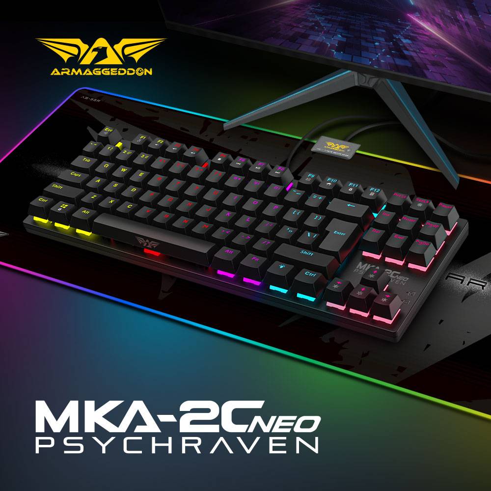 Armaggeddon MKA2C NEO Psychraven Gaming Keyboard 2022 87 Keys